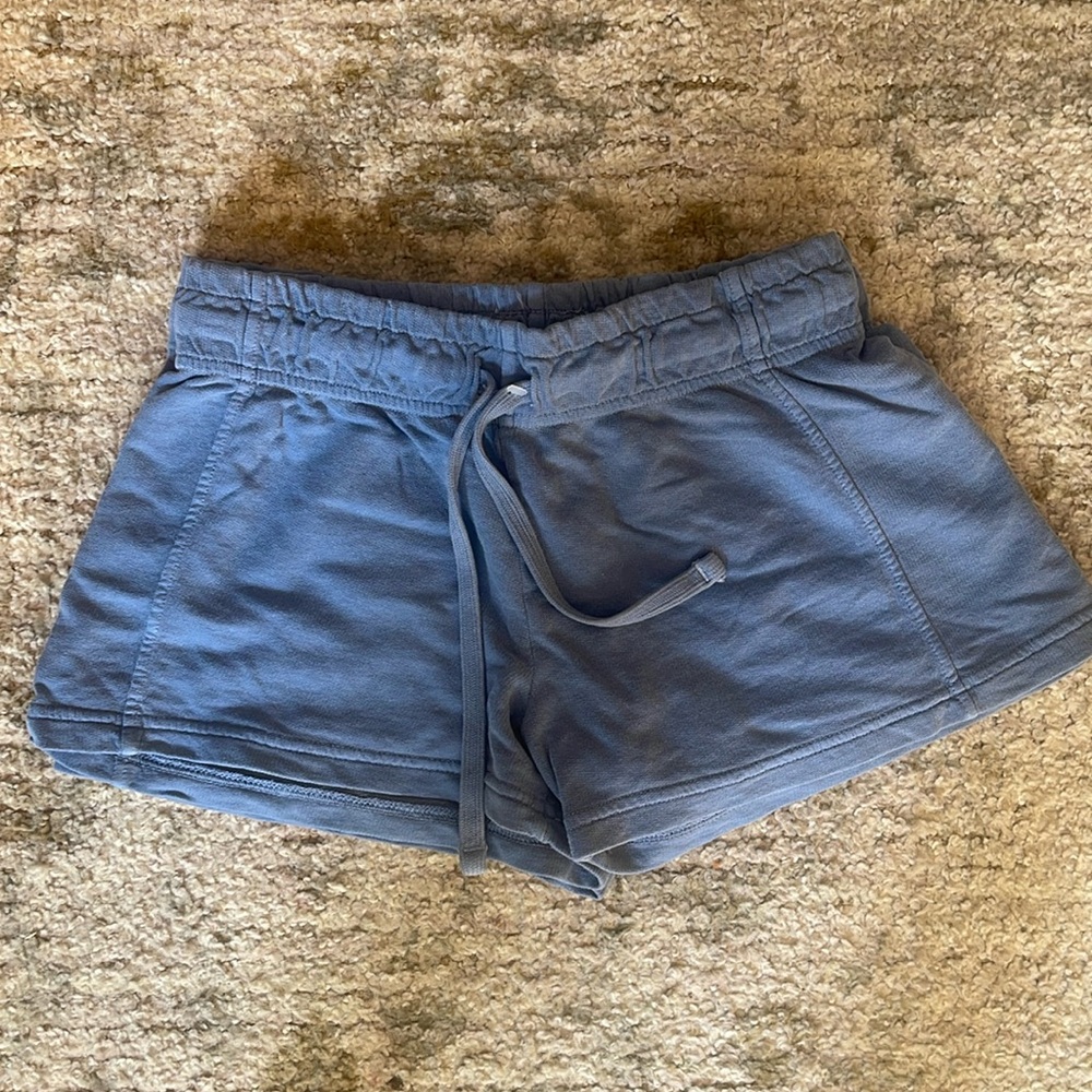 blue cotton shorts